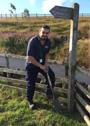 Philip Singh - Volunteer Manager with Countryside Services